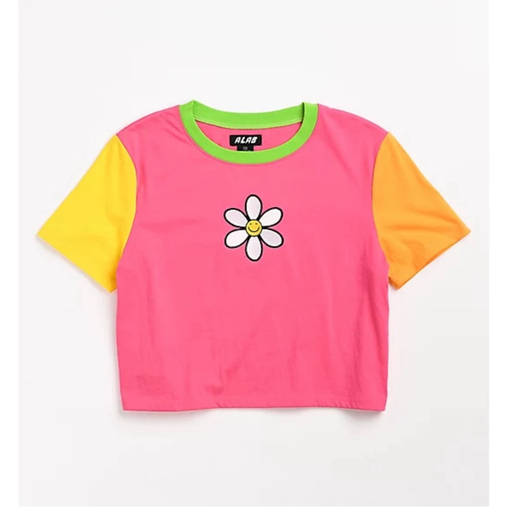 A.Lab Daisy Colorblock Crop